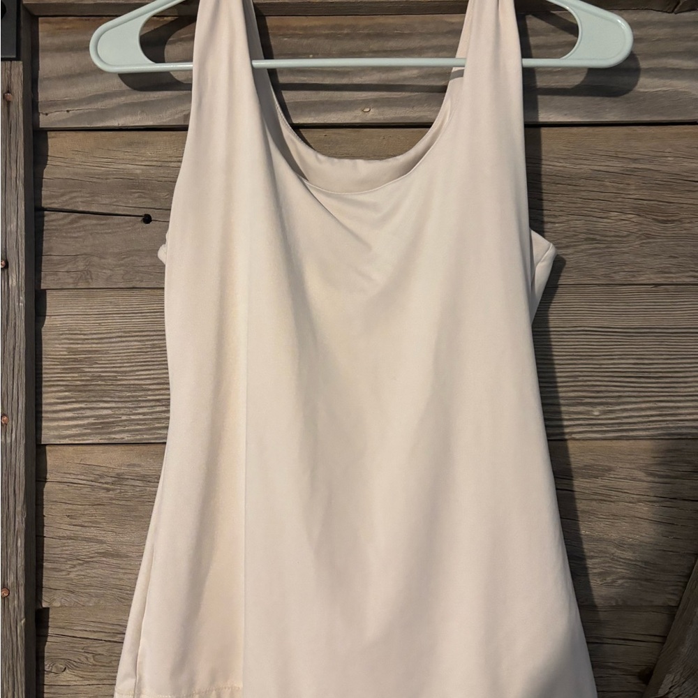 Elegant Cream Sleeveless Top
